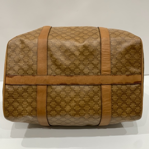 Celine Brown Macadam Boston Bag Sku#85272 (Gently used, Stains) - Picture 3 of 14